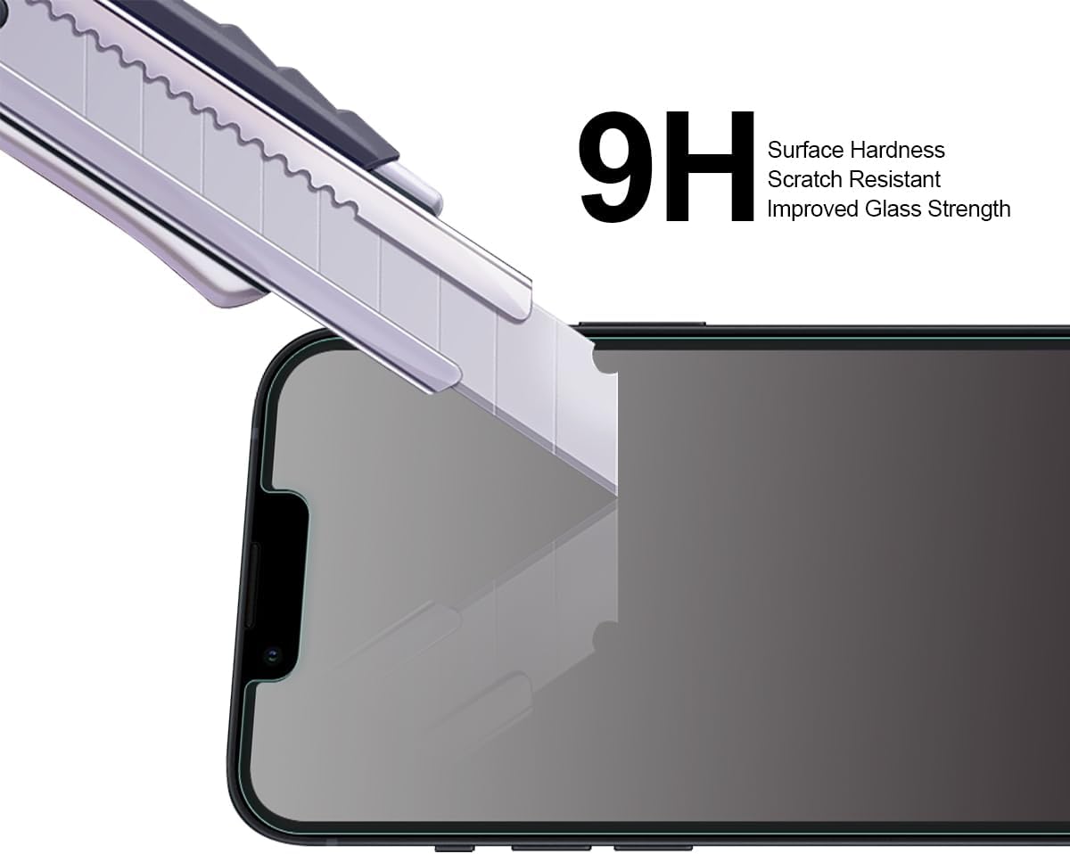OASMU Designed for iPhone 13 Screen Protector, Anti Scratch, Bubble Free