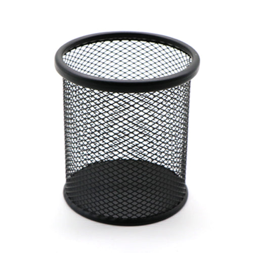 YOESSA Pen Holder Mesh Pencil Holder Metal Pencil Holder for Desk Office Pen Organizer Black