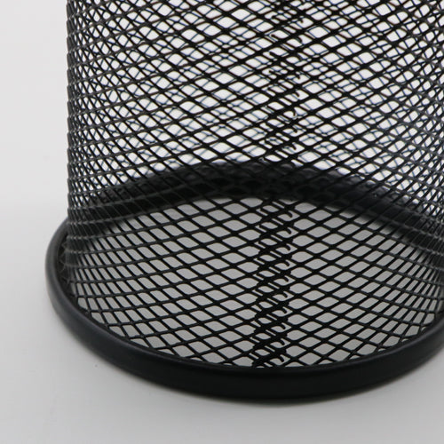 YOESSA Pen Holder Mesh Pencil Holder Metal Pencil Holder for Desk Office Pen Organizer Black