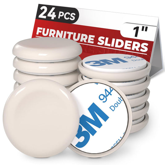 Furniture Sliders for Carpet,  Adhesive Chair Leg Sliders for Hardwood Floors, Furniture Movers Sliders for Furniture, Furniture Sliders Move Furniture Easily