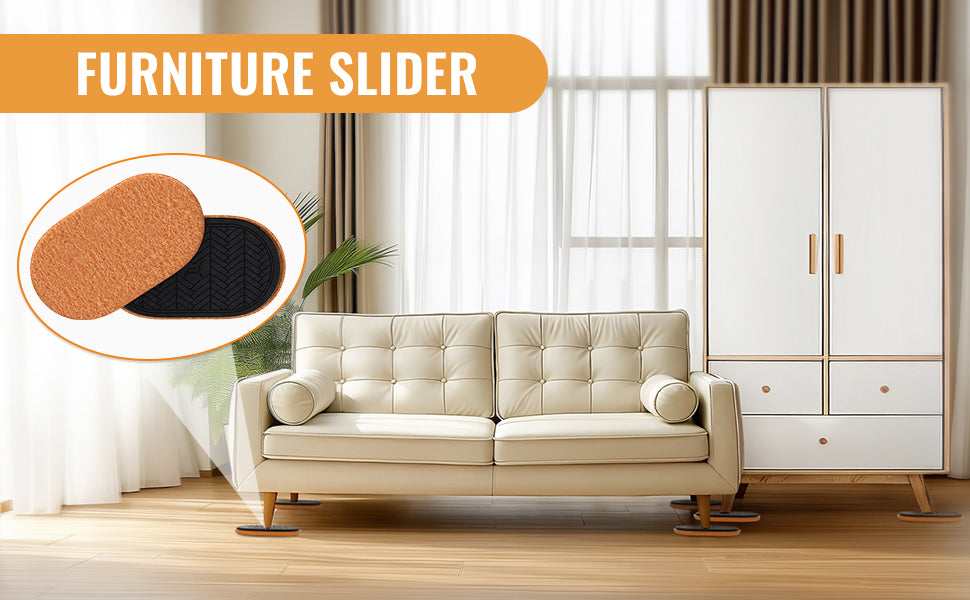 Load video: GICUNK furniture sliders large