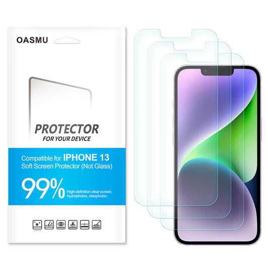 OASMU Designed for iPhone 13 Screen Protector, Anti Scratch, Bubble Free