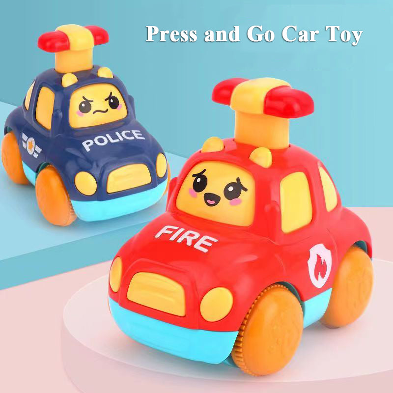 MUYOS Baby Toy Cars for Year Old Boy Gifts Press and Go Cartoon Truc